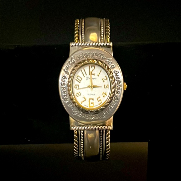 WOMEN'S HARMONY,FAITH,JOY,PEACE,LOVE ETC BANGLE FASHION DRESSY/CASUAL WATCH - Picture 1 of 3